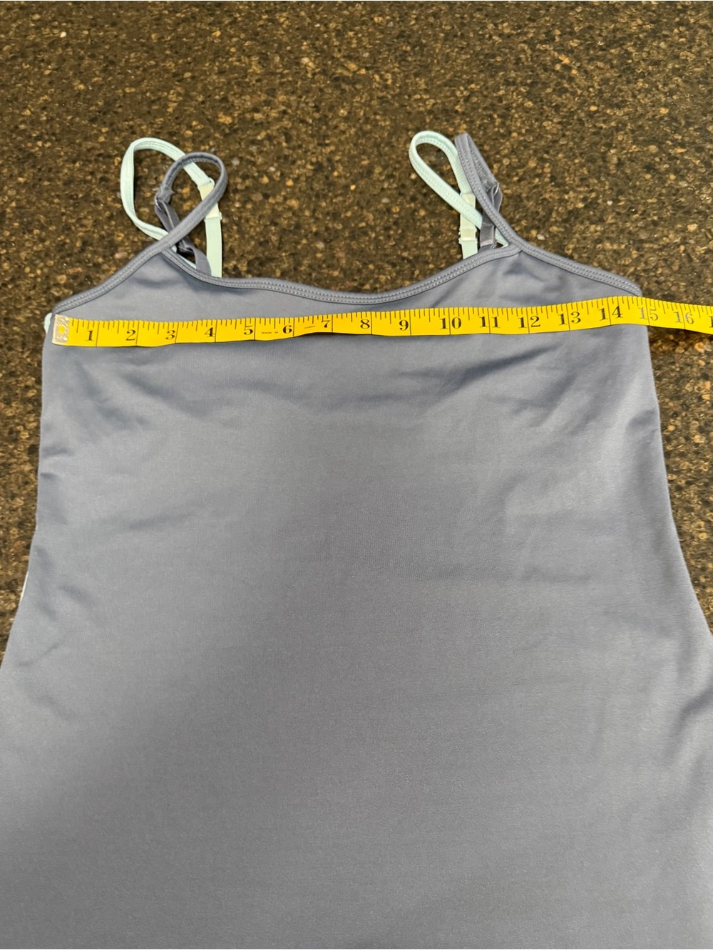 New York & Company BUNDLE LOT SET Blue & Grey Women's Camisole Tank Shelf Bra - Picture 3 of 8